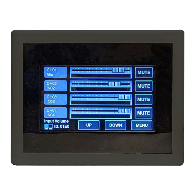 Remote Control Panel with Touch Display Black