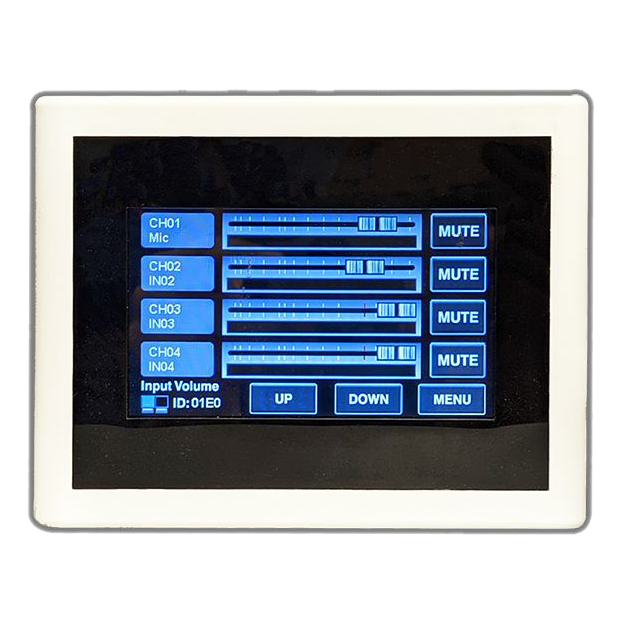 Remote Control Panel with Touch Display White