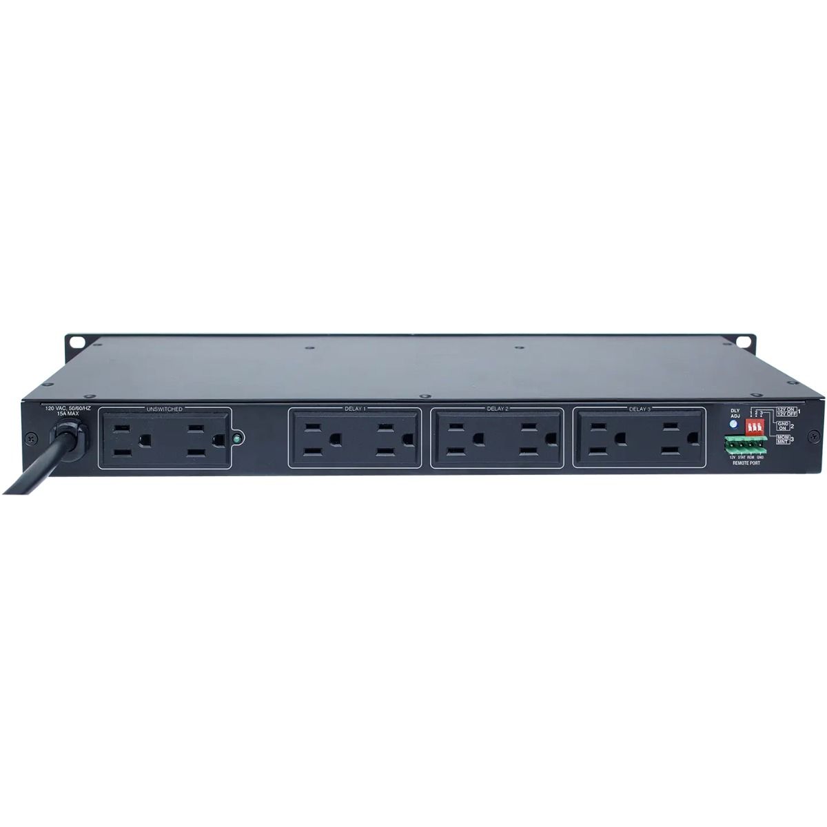 15a Power Sequencer, Inrush Current Protect, 9 Outlets, 1RU