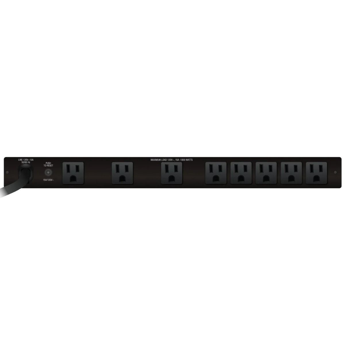 15A-12AC, 1U Power Conditioner w-EVS, & USB-C/A Charging