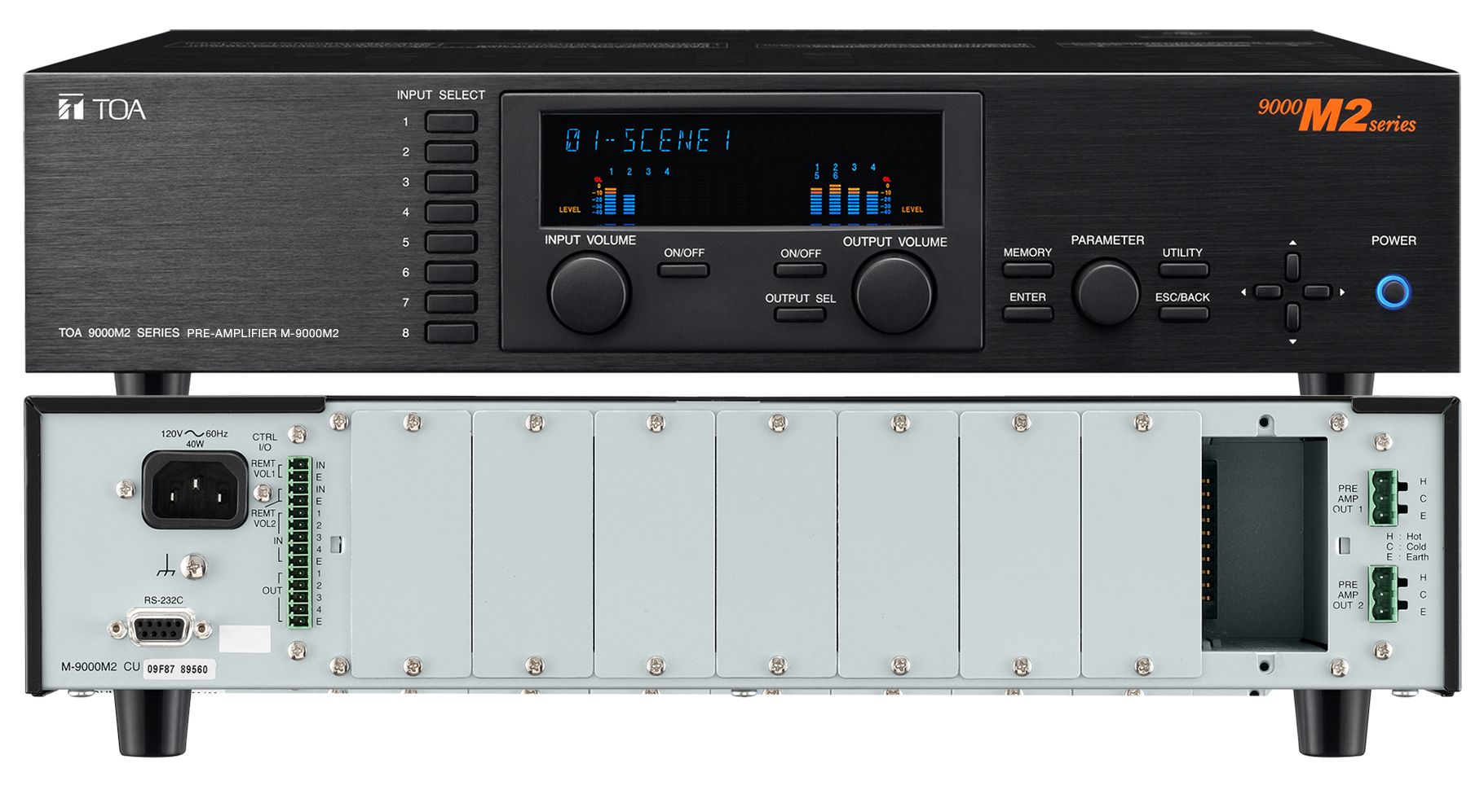 Dual channel modular mixer-matrix max. 8x8 - (uses A-9000 &