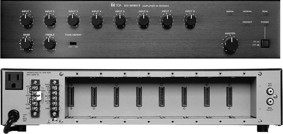 Modular mixer 8 inputs (reqs. 900 series modules) (D00)