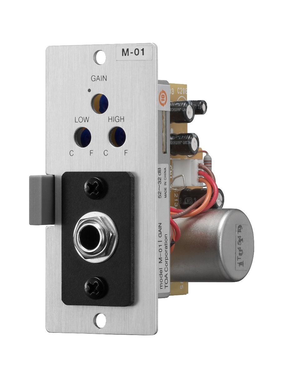 900 Series Module: Mic module c-w gain phantom phone plug 60