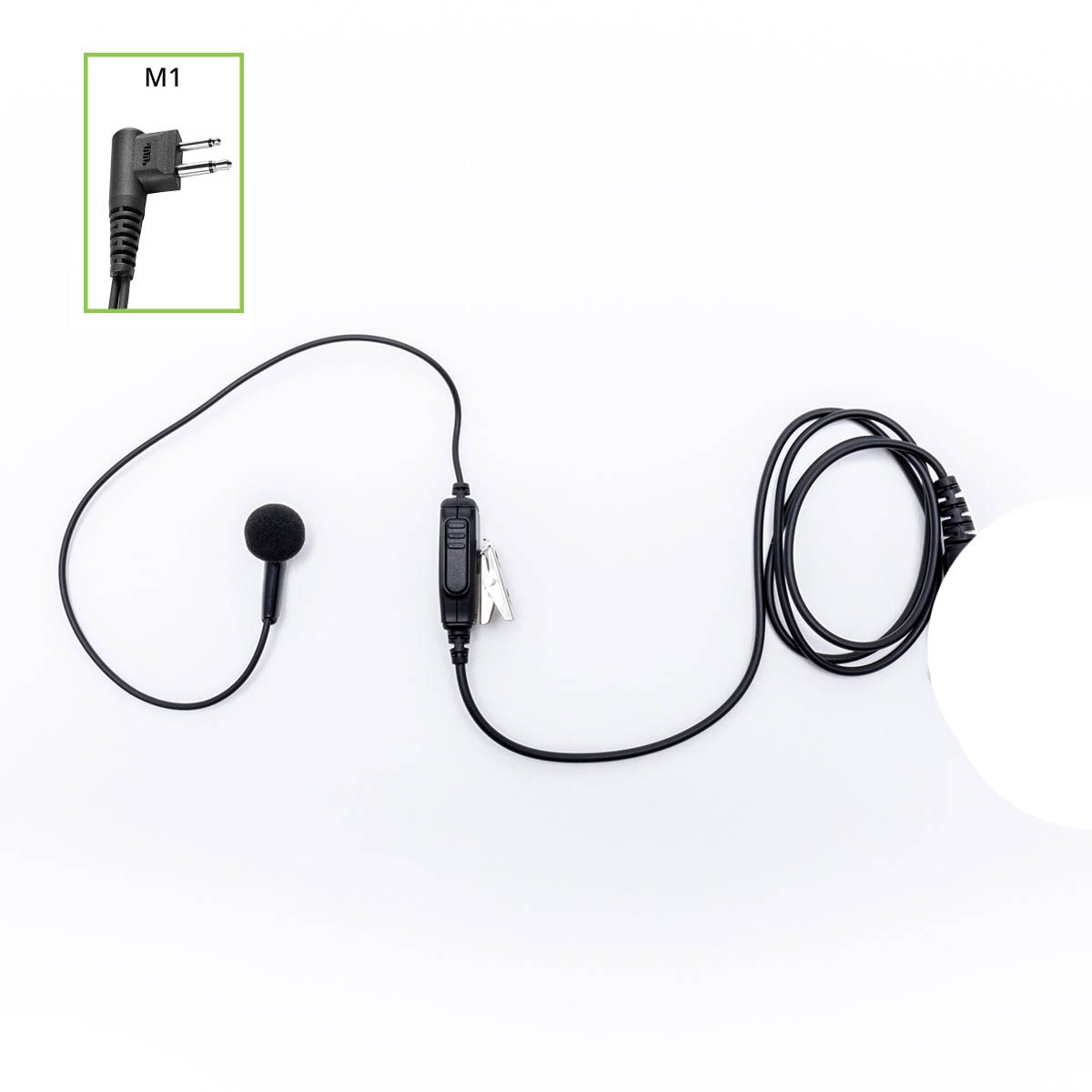 Earpiece with PTT for AWR4000