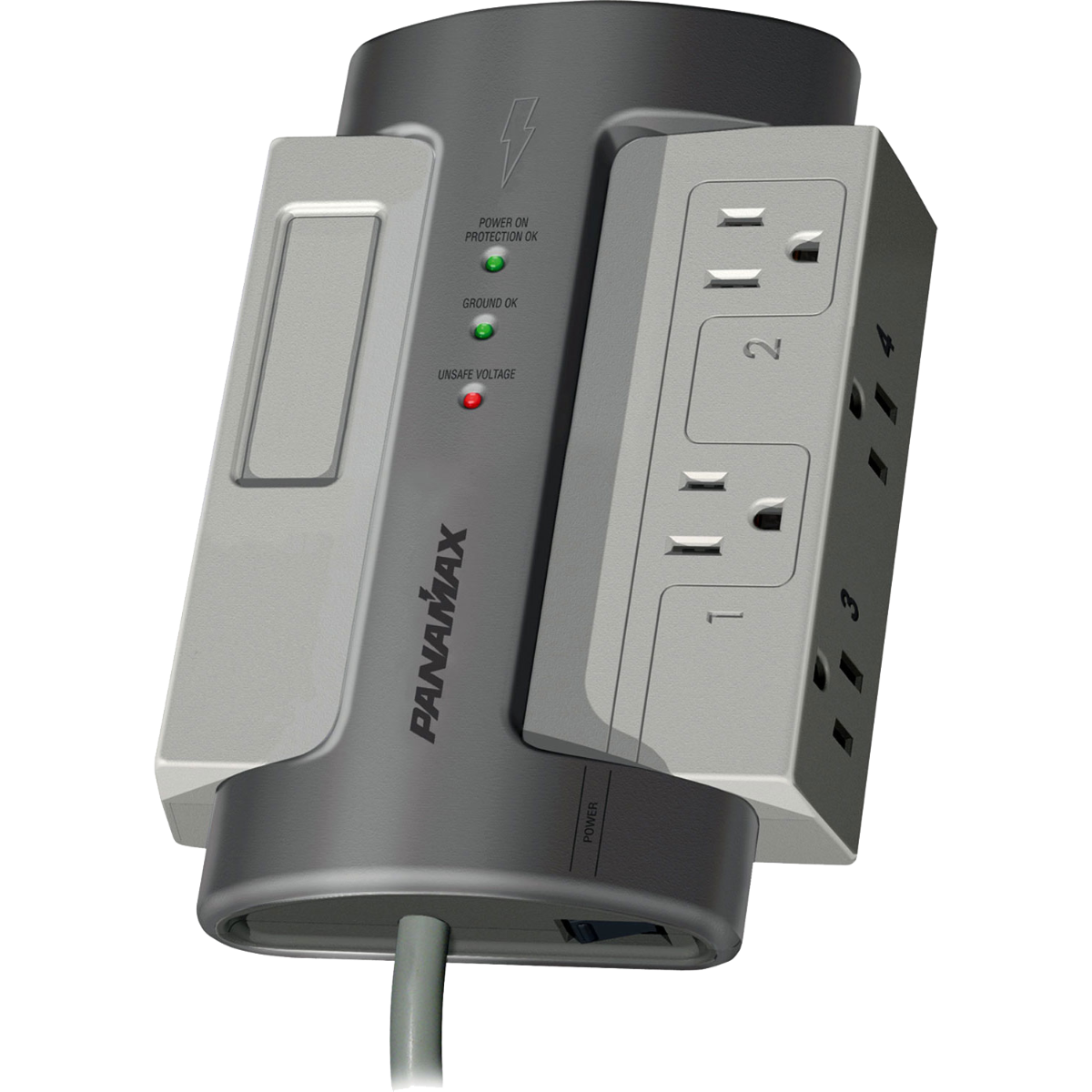 Power Bar - 4 AC Outlet with Filtration- Surge Protection