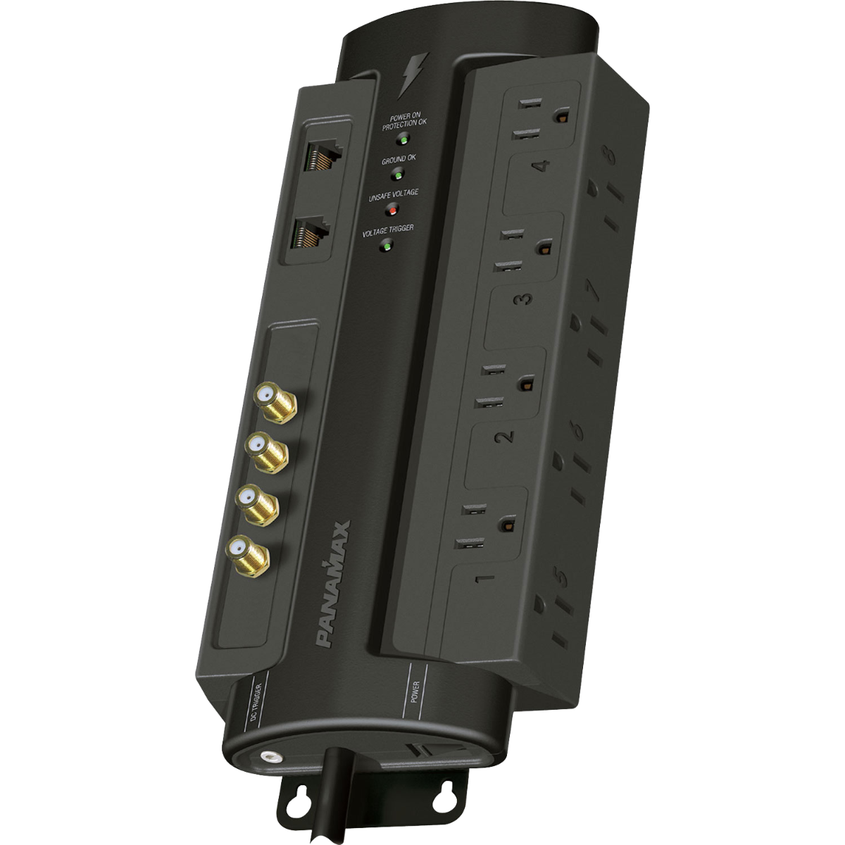 Max 8 AV Pro - 8 AC Coax and Tel AVM, Line Filtration