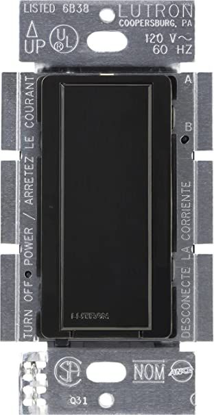 MAESTRO 8 AMP SWITCH M-LOC - BLACK