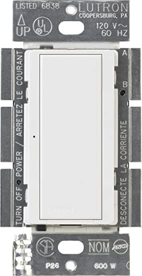 MAESTRO 8 AMP SWITCH M-LOC - WHITE