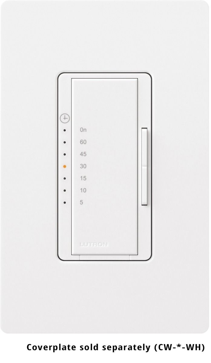 MAESTRO TIMER SWITCH 1H 3-5A MULTI-LOC NEUT -GLOSS WHITE