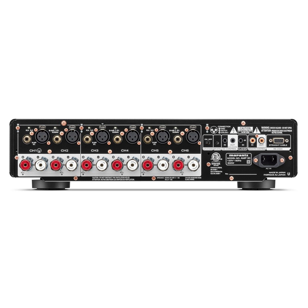 6ch 200w Elite-Level Power Amplifier, Pair with AV30