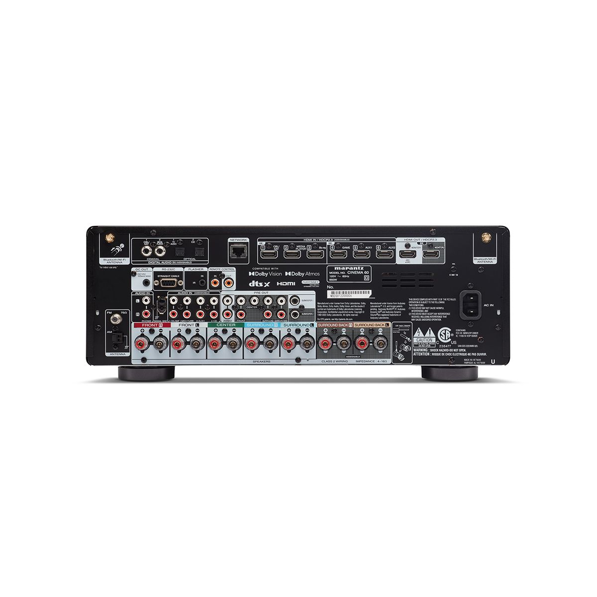 7.2ch 100w 8K AVR, 7.2 processing, Luxury Design, HDAM