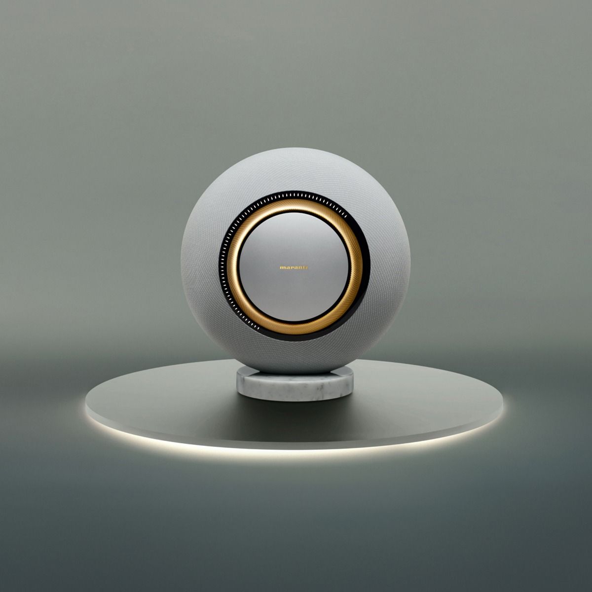 Reference Wireless LRG Speaker w- HEOS - Moon-Silver