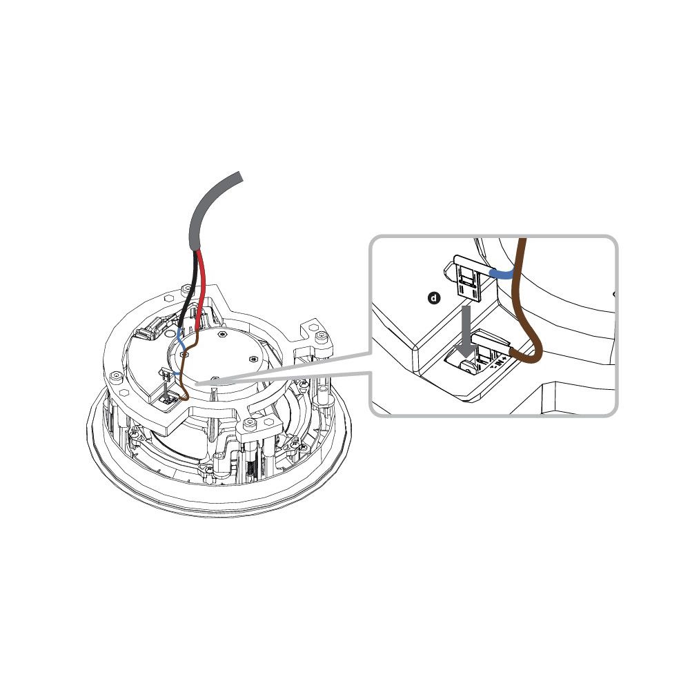 8in Marine In-Ceiling Speaker, White, **Each- Must Buy 2
