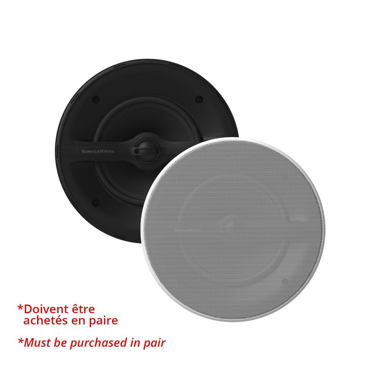 6in Marine In-Ceiling Speaker, White, **Each- Must Buy 2