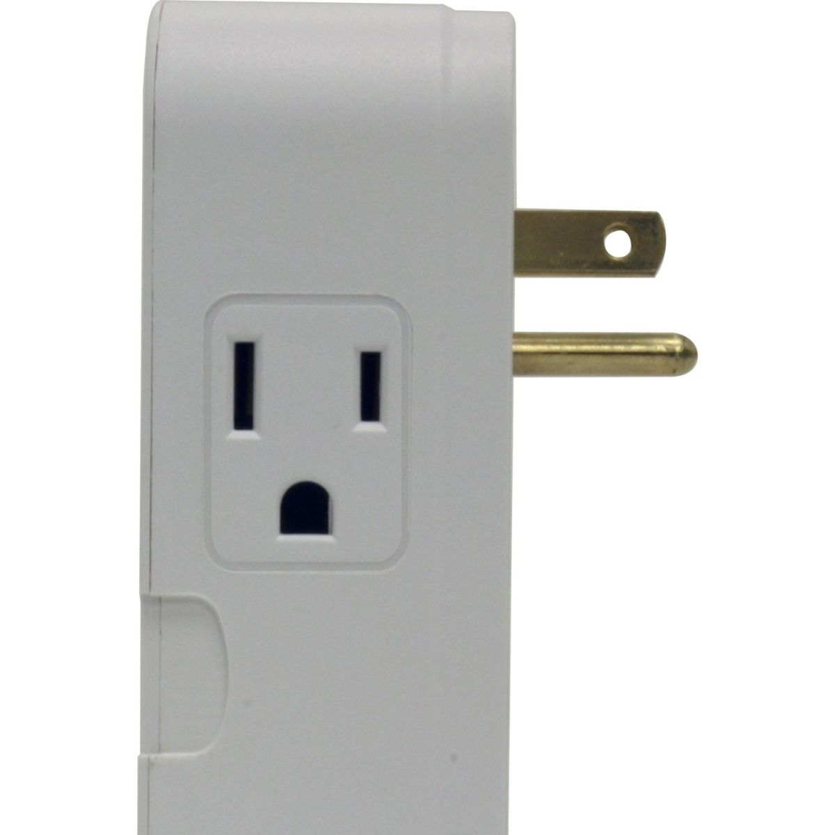 2 Outlet Direct Plug-In Surge Protector with Tel-Lan