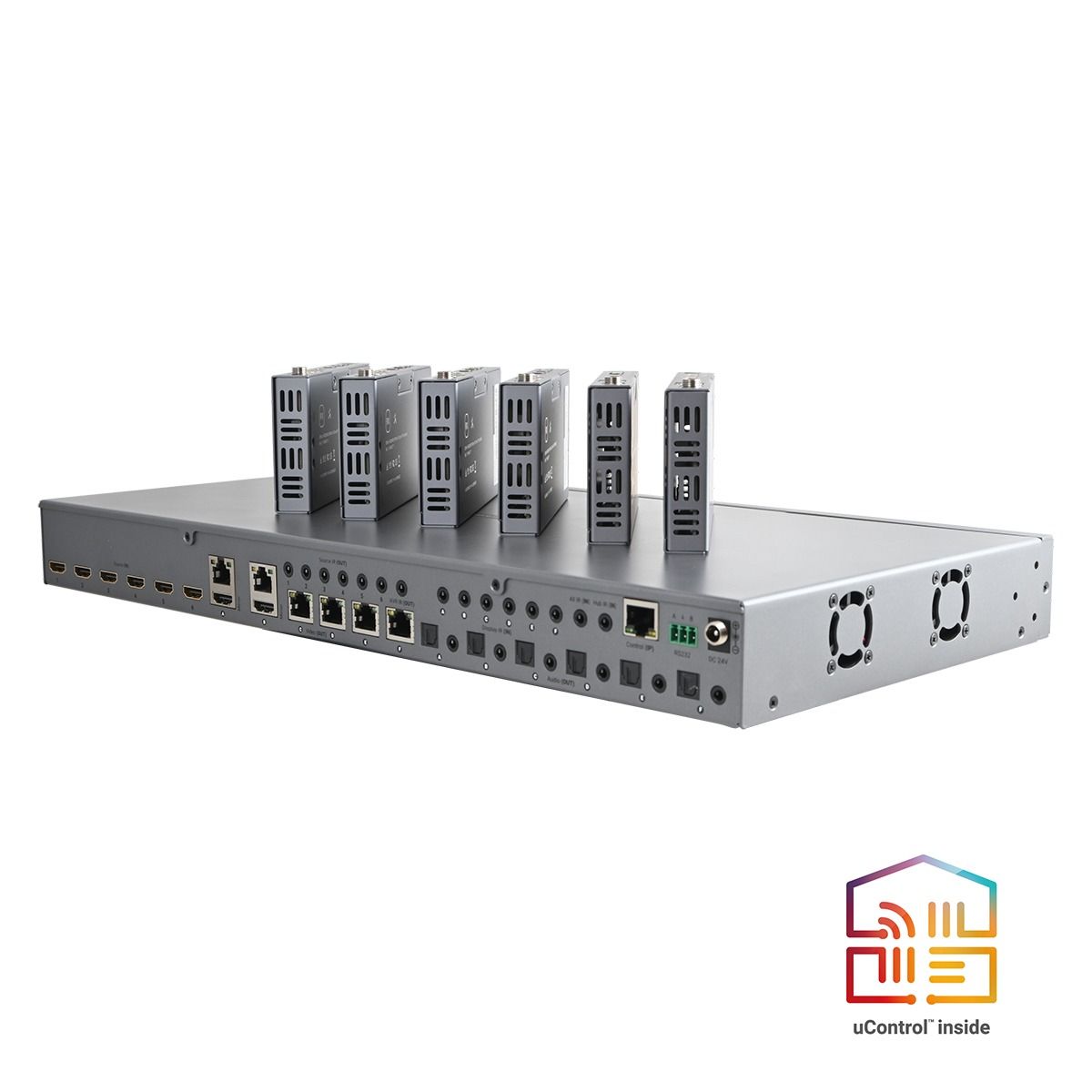 MHUB 6 Zone AV Control Hub (6 x 6 UTP 100M +2 HDMI Mirror)