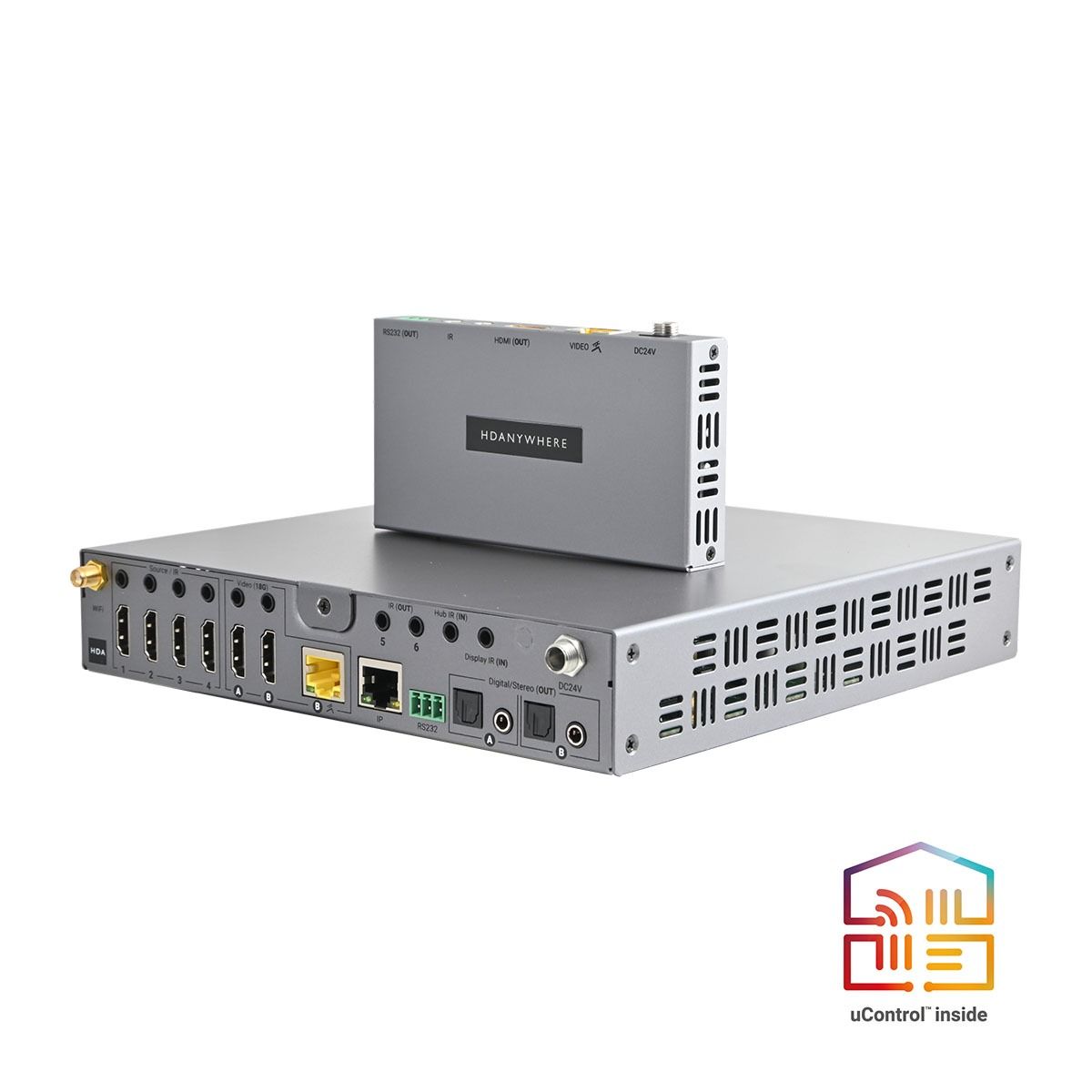 MHUB U 2 Zone AV Control Hub (4 x 1 UTP 40M +1 HDMI Mirror)
