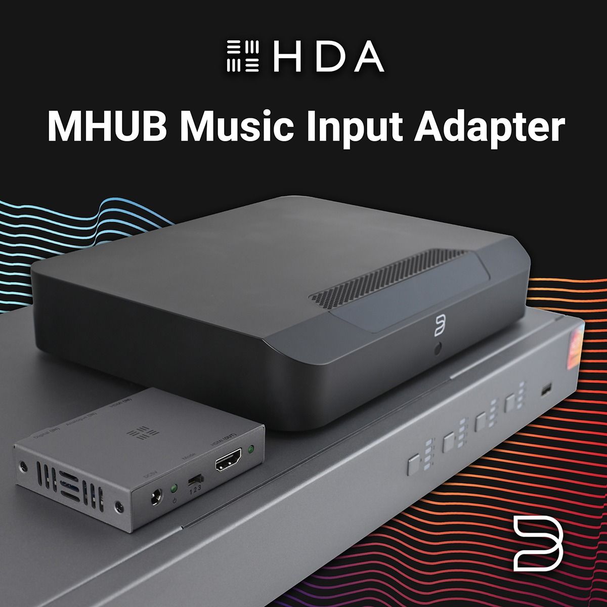 MHUB Music Input Adapter (HDMI, Optical & 3.5mm)
