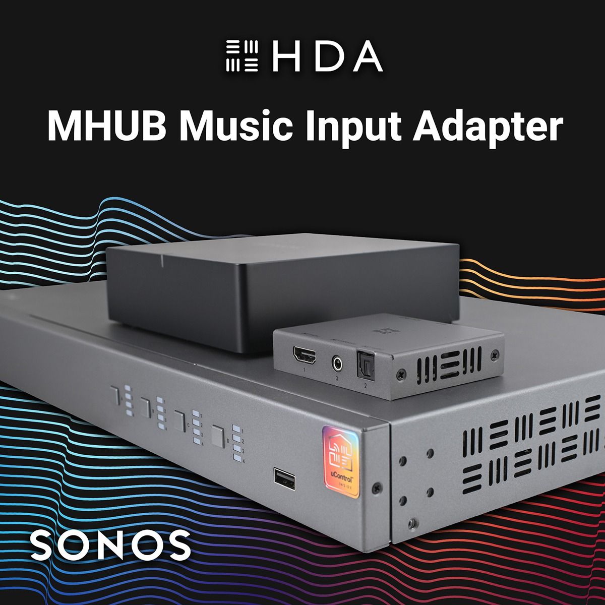 MHUB Music Input Adapter (HDMI, Optical & 3.5mm)