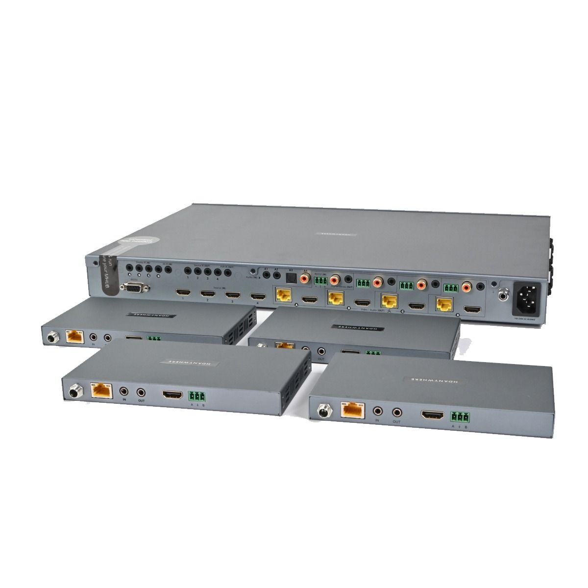 MHUB PRO 2.0 4 Zone AV Control Hub (4 AV x 4 UTP 40M)