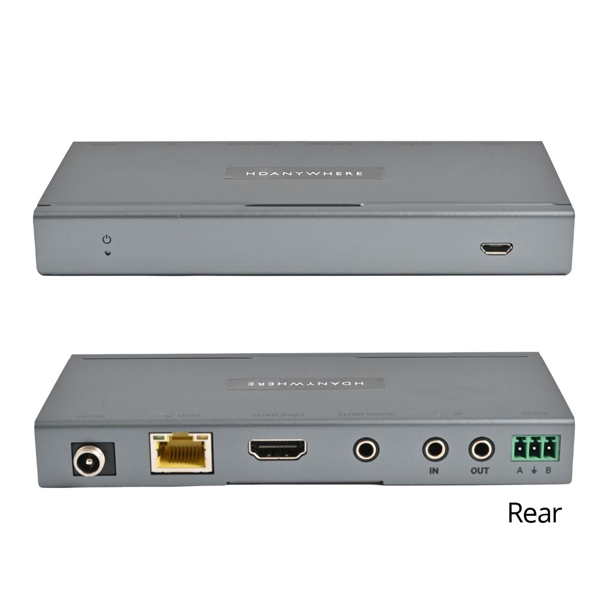 MHUB Stackable 8 Zone AV Control Hub (8 AV x 8 UTP 100M)