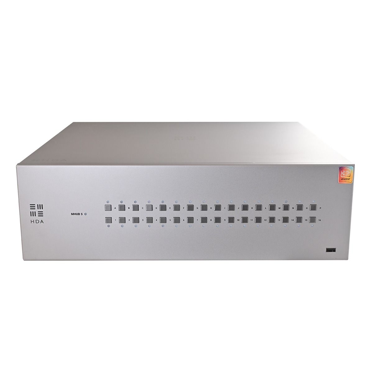 MHUB Stackable 16 Zone AV Hub (16 AVx16UTP 100M w-Downmixing