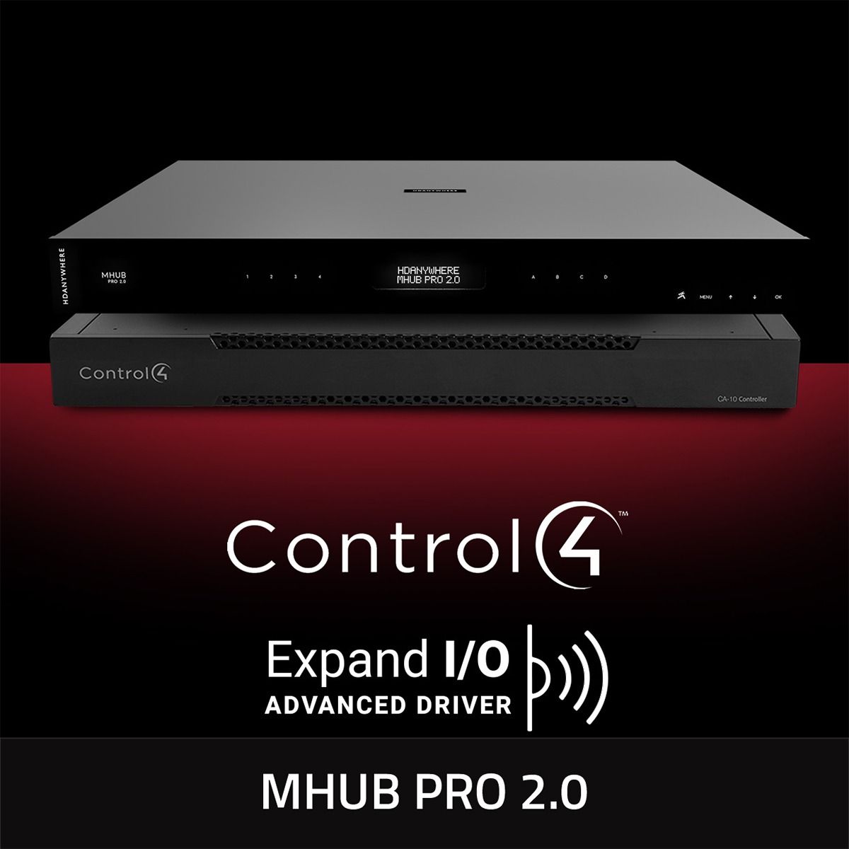 MHUB PRO 2.0 4 Zone AV Control Hub (4 AV x 4 UTP 40M)