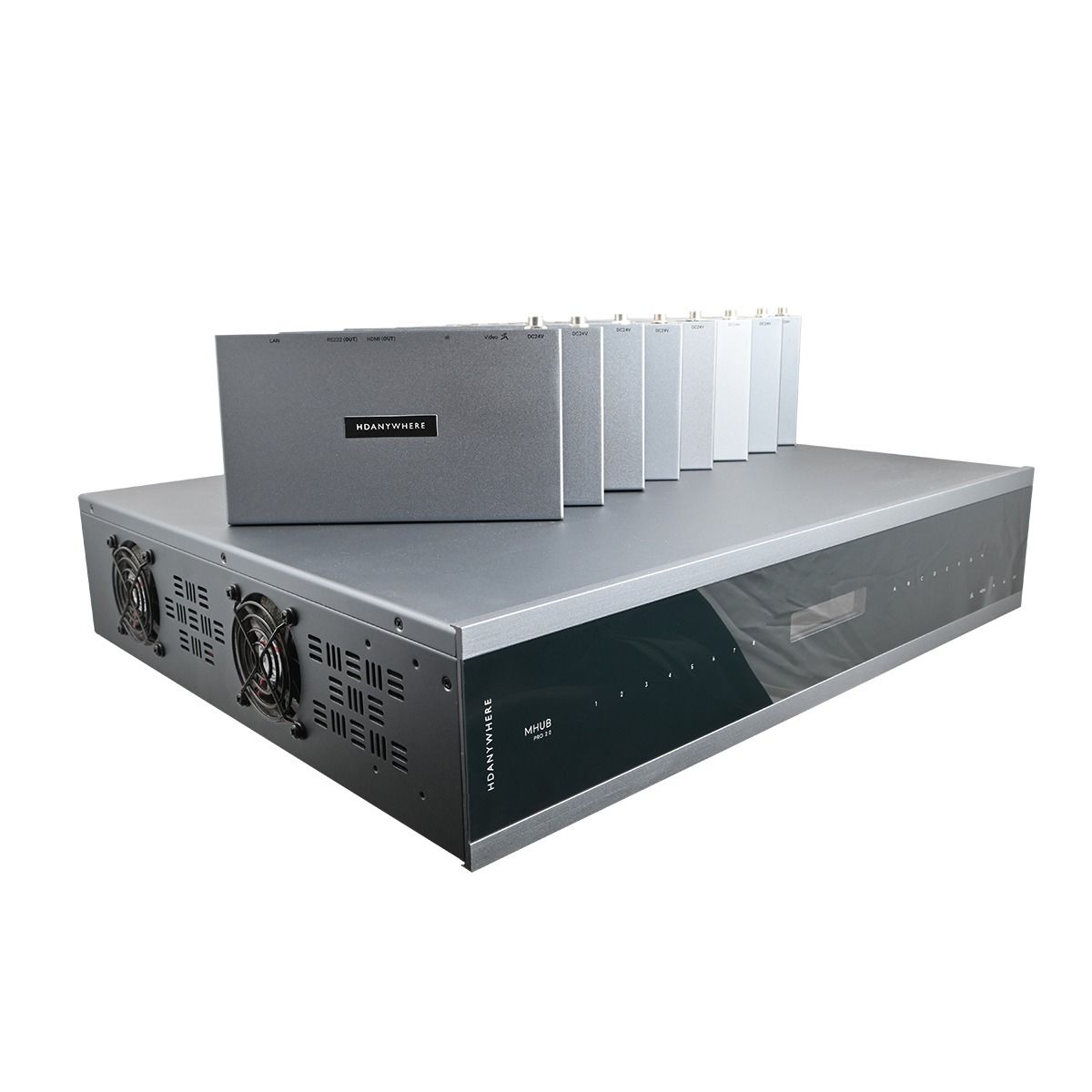 MHUB PRO 2.0 8 Zone AV Control Hub (8 AV x 8 UTP 100M)