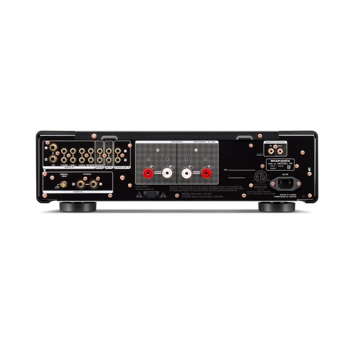 2x100W Integrated Amplifier, Black