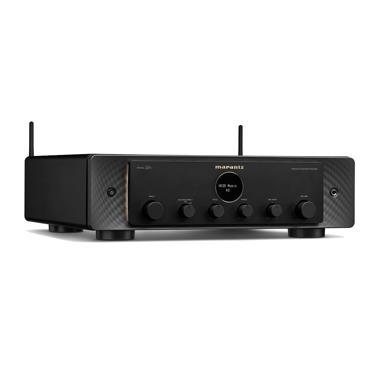 2x70w - Integrated Stereo Amp with Heos & Phono, Black