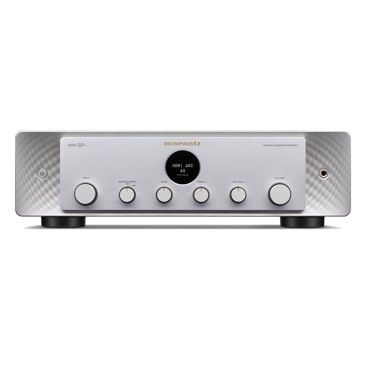 2x70w - Integrated Stereo Amp with Heos & Phono, Silver-Gold