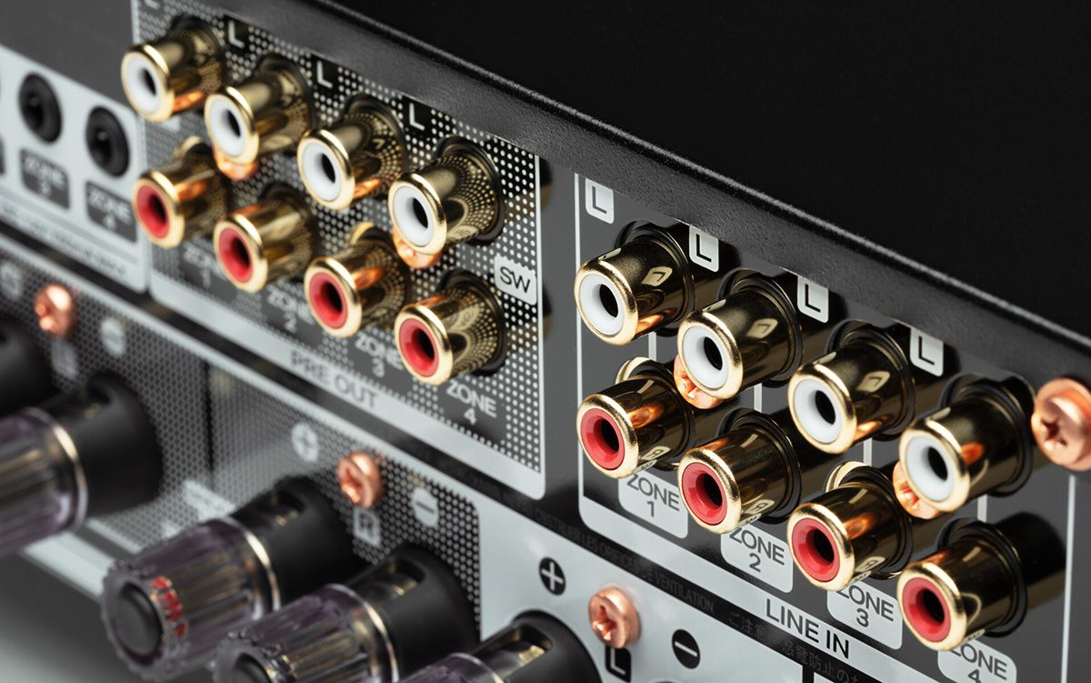 8x100w - 4 Zone Amplifier w-Heos, Airplay2, Pre-Outputs