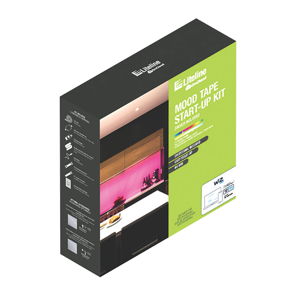 Mood Tape OCKIT, RGBTW, 40W Adapt, 10M, Starter Kit