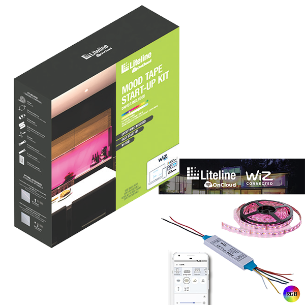 Mood Tape OCKIT, RGBTW, 40W Adapt, 10M, Starter Kit