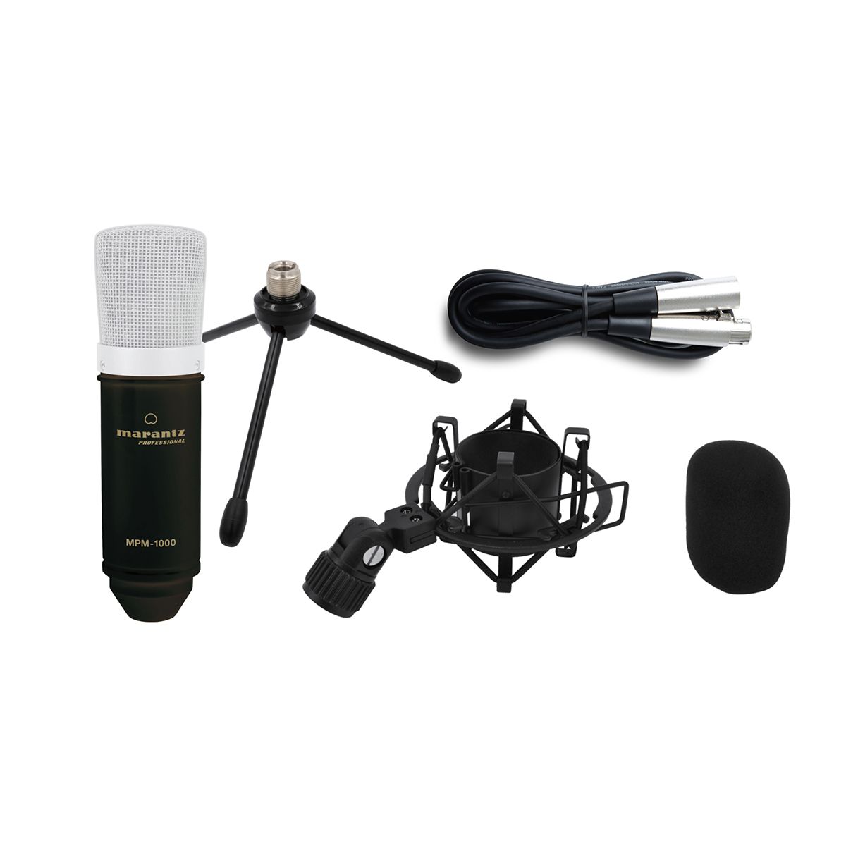 Large Diaphragm Condenser Microphone - Tabletop Stand