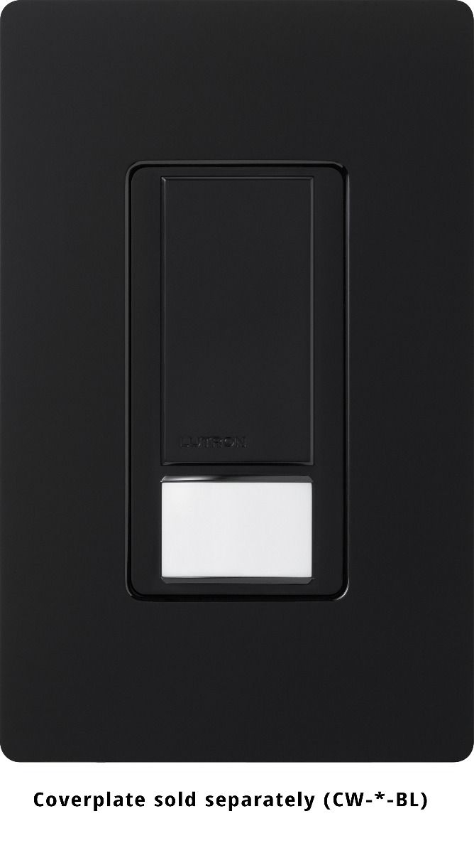 MAESTRO IN-WALL 6A SWITCH W- OCCUPANCY SENSOR GLOSS BLACK