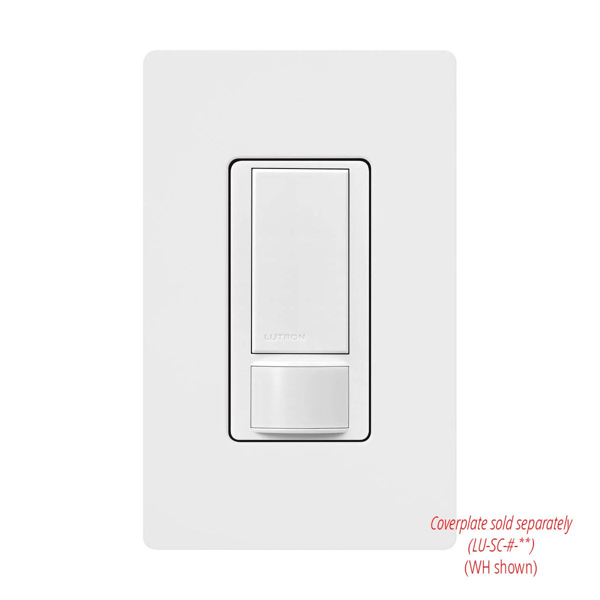 MAESTRO IN-WALL 6A SWITCH W- OCCUPANCY SENSOR - SATIN SNOW