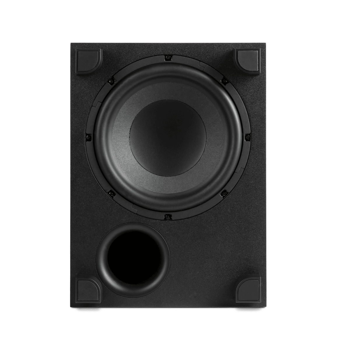 Monitor XT 10in Compact Down Firing Subwoofer, 100w Black