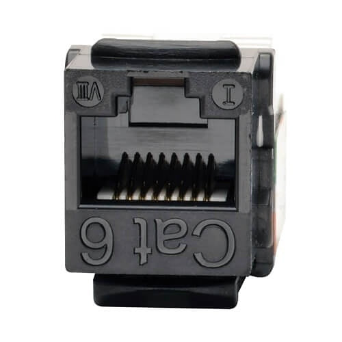 Tripp Lite N238-010-BK CAT6/CAT5e 110 Style Punch Down Keystone Jack, 10-Pack, Black