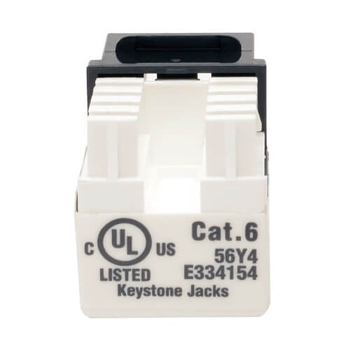 Tripp Lite N238-010-BK CAT6/CAT5e 110 Style Punch Down Keystone Jack, 10-Pack, Black