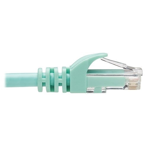 Eaton Tripp Lite N261-010-AQ CAT6A 10G Snagless UTP Ethernet Cable, RJ45 Male to Male, 10\' (3.05m), Aqua