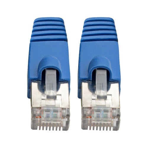 Eaton Tripp Lite N262-001-BL CAT6A 10G Shielded Snagless Patch Cable, STP, PoE, RJ45 M/M, 1\' (30.5cm), Blue