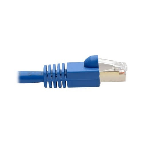 Eaton Tripp Lite N262-001-BL CAT6A 10G Shielded Snagless Patch Cable, STP, PoE, RJ45 M/M, 1\' (30.5cm), Blue