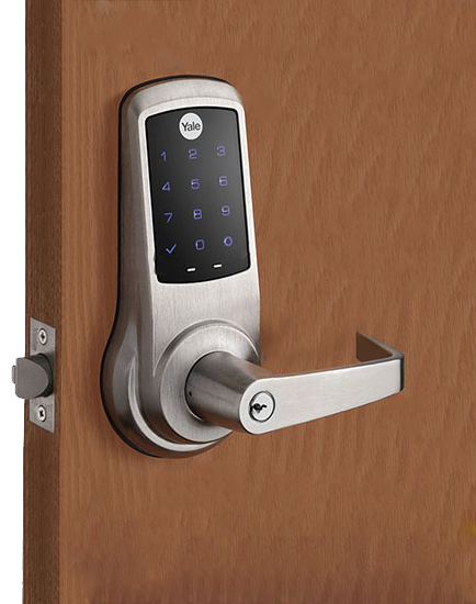 Nextouch-Touchscreen Lock with Zwave-satin chrome