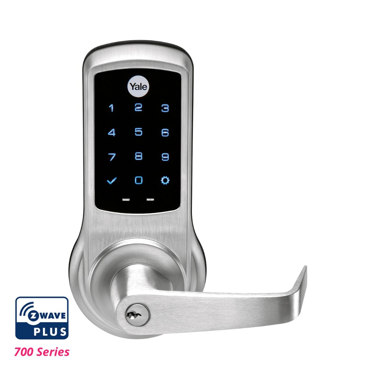 Nextouch-Touchscreen Lock with Zwave-satin chrome