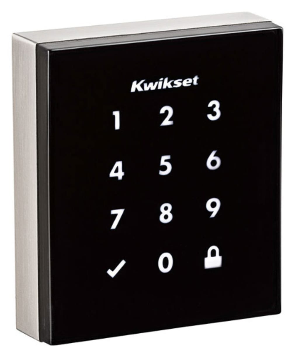 Kwikset Obsidian 954 Touchscreen Electronic Deadbolt (Satin Nickel) – 99540-003
