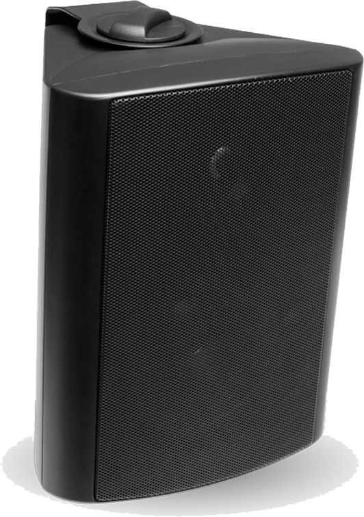 70V-100V Outdoor 2-Way Speaker 6.5in - Black