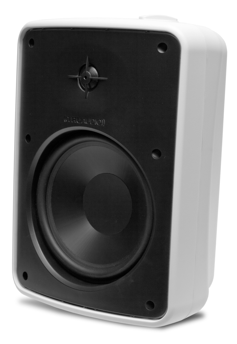 8in 2-Way Outdoor Speaker Swivot Bracket White