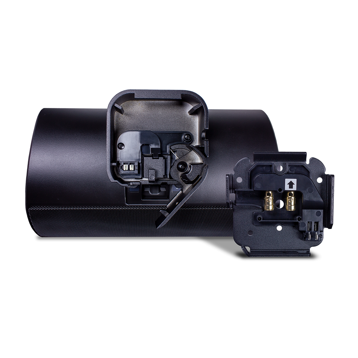 6.5in Outdoor Speaker, Bass Radiator, Quick Lock, EA, Black
