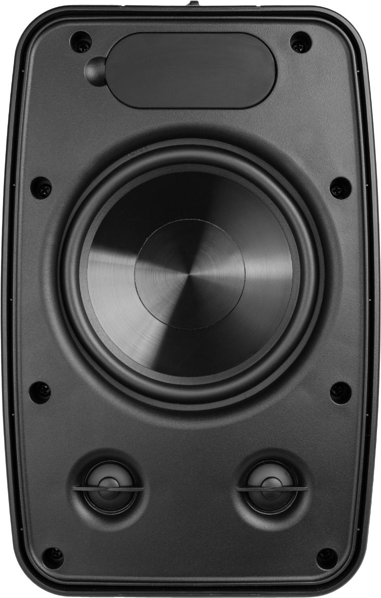 Seasons On-Wall - Outdoor 6.5in PP Dual Twt On-Wall Spkr, BK